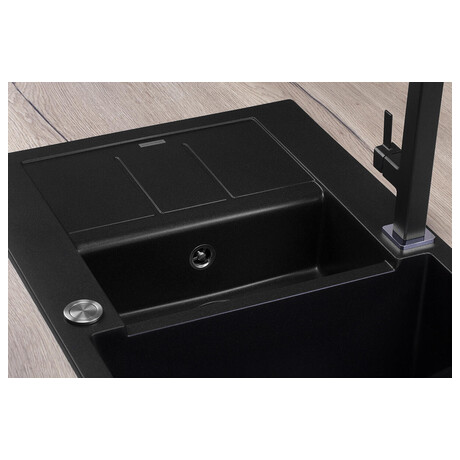 Concept Cubis DG205C60bc, s&nbsp;vaničkou a&nbsp;odkapem, černý (foto 3)