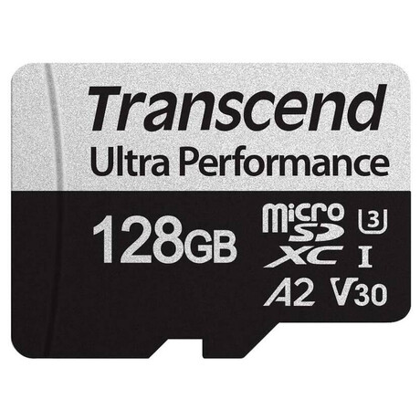 TRANSCEND MicroSDXC karta 128GB 340S, UHS-I U3 A2 Ultra Performace 160/125 MB/s (TS128GUSD340S)