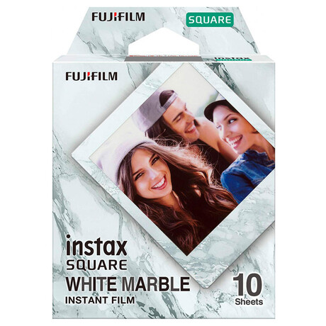 Fujifilm INSTAX square film WHITEMARBLE 10 fotografi (foto 1)