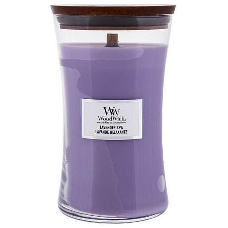 WoodWick Lavender Spa vonn svka s devnm knotem 609,5 g