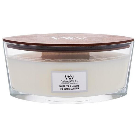 WoodWick White Tea & Jasmine vonn svka s devnm knotem 453,6 g