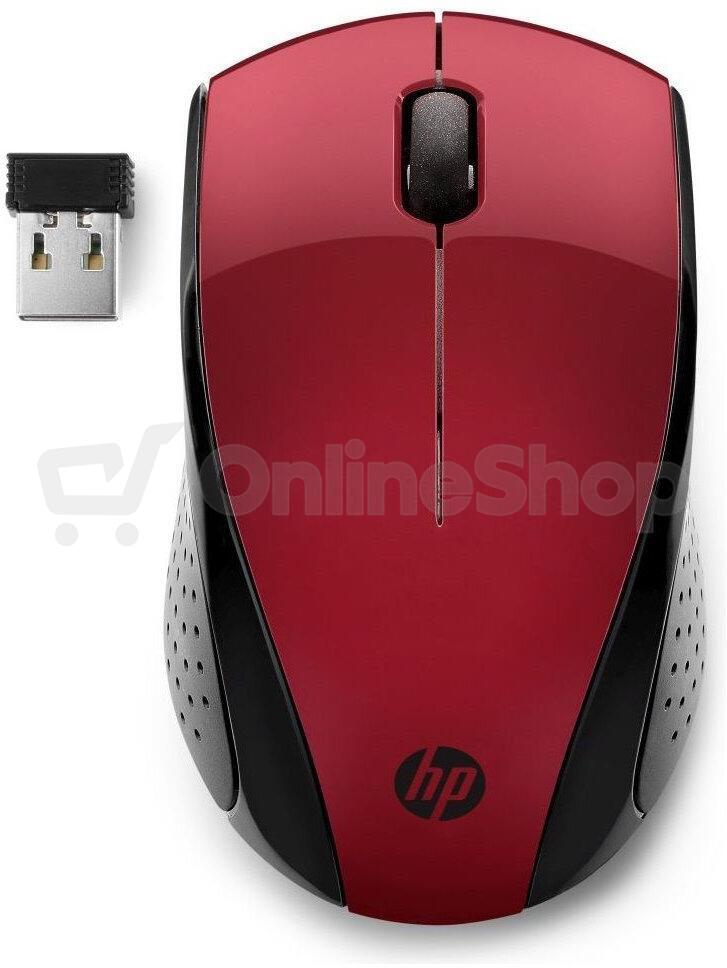 PC myš HP 220 Wireless Sunset Red
