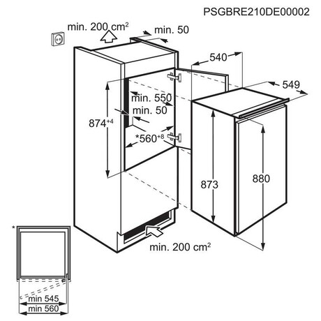 Chladnika Electrolux LRB2AE88S