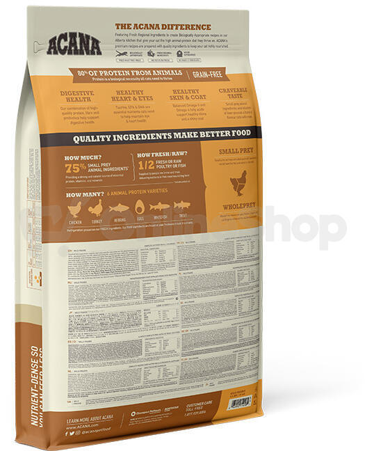 Granule pro kočky Acana Wild Prairie Grain free, 0,34 kg