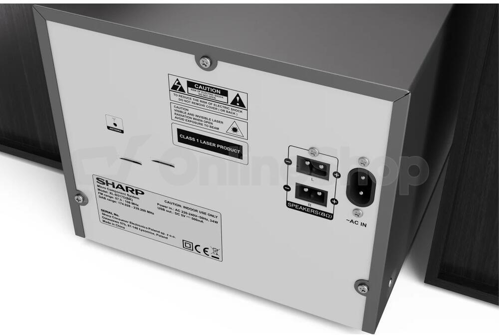 Mikrosystém Sharp XL-B517BK DAB