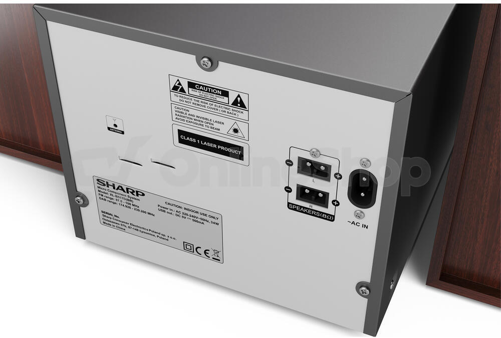 Mikrosystém Sharp XL-B517BR DAB