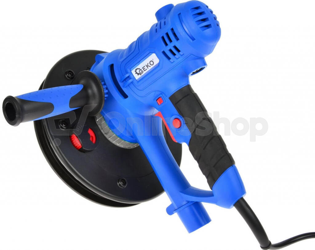 Bruska na sádrokarton 800W, 190mm, LED, vak na odpad GEKO