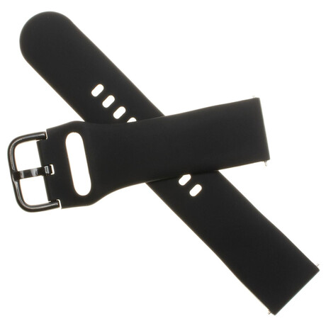 FIXED Silicone Strap s&nbsp;Quick Release 20mm pro smartwatch, černý (foto 1)