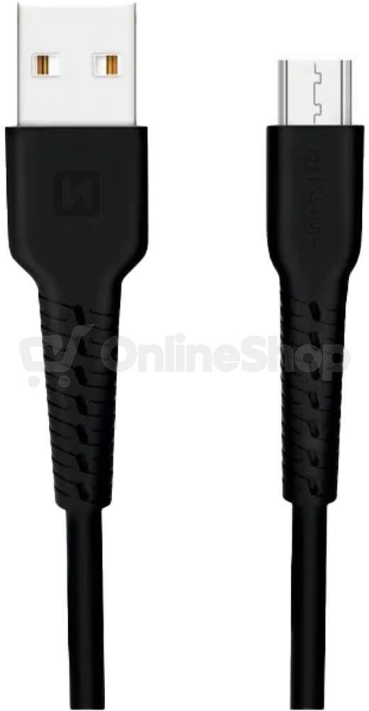 DATOVÝ KABEL SWISSTEN USB / MICRO USB 1,0 M ČERNÝ