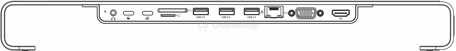 SWISSTEN USB-C HUB DOCK ALUMINIUM