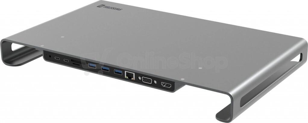 SWISSTEN USB-C HUB DOCK ALUMINIUM