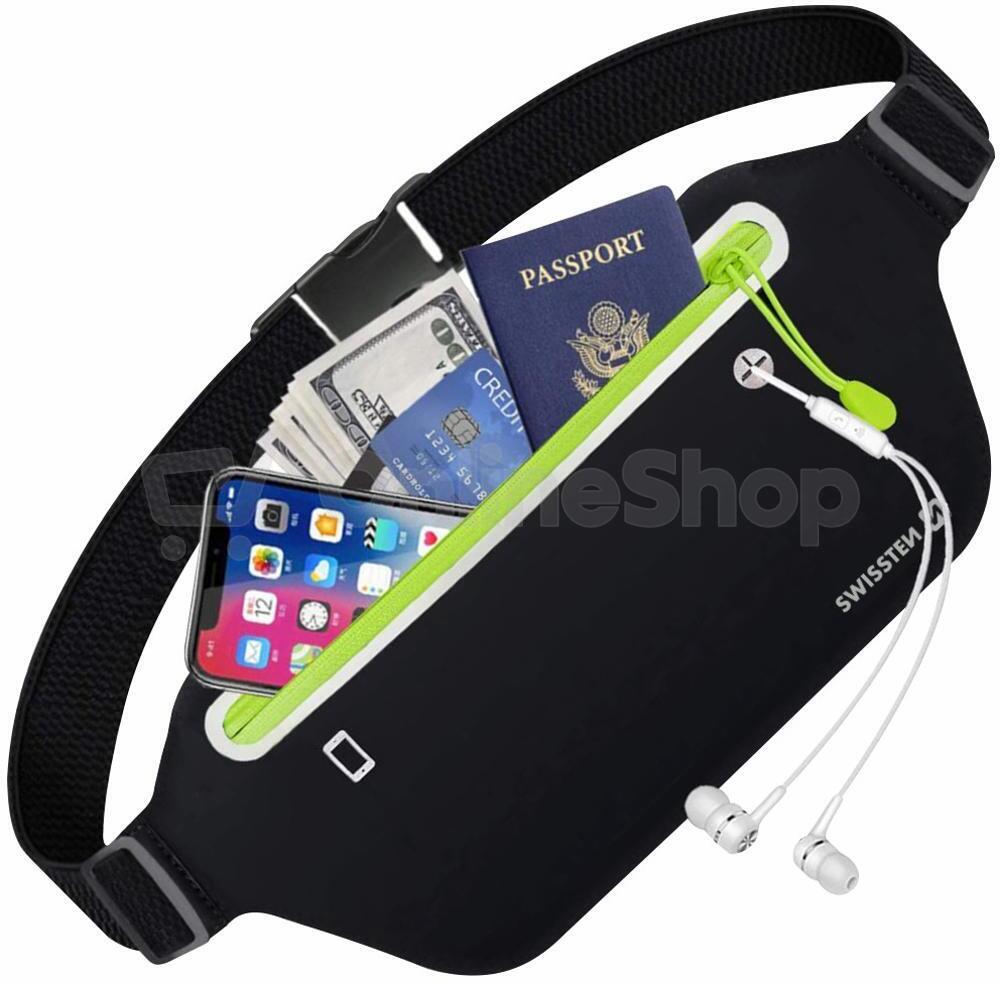 POUZDRO SWISSTEN WAIST BAG ČERNÉ