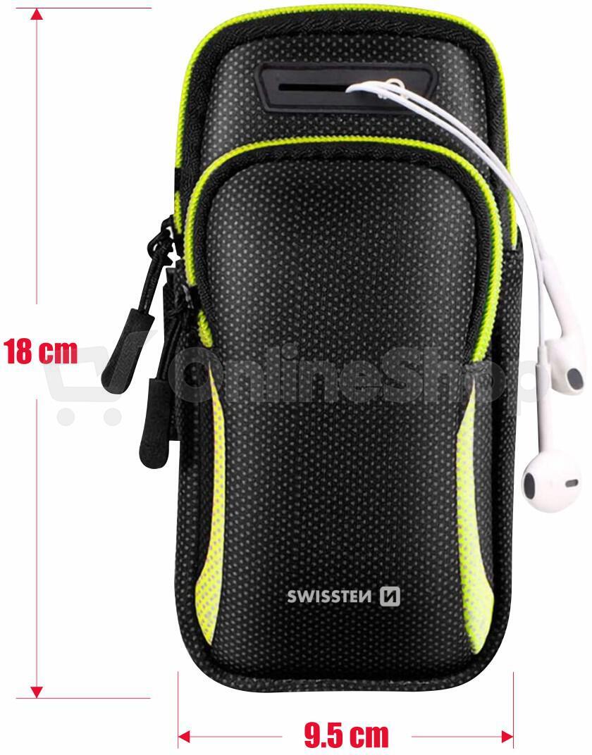POUZDRO SWISSTEN ARMBAG CASE ČERNÉ