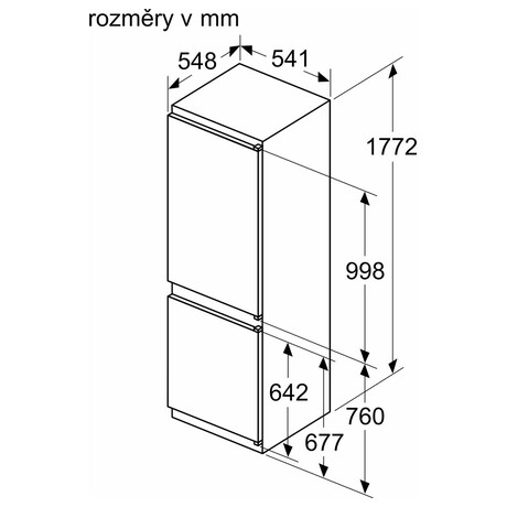 Chladnika BOSCH KIV86VSE0