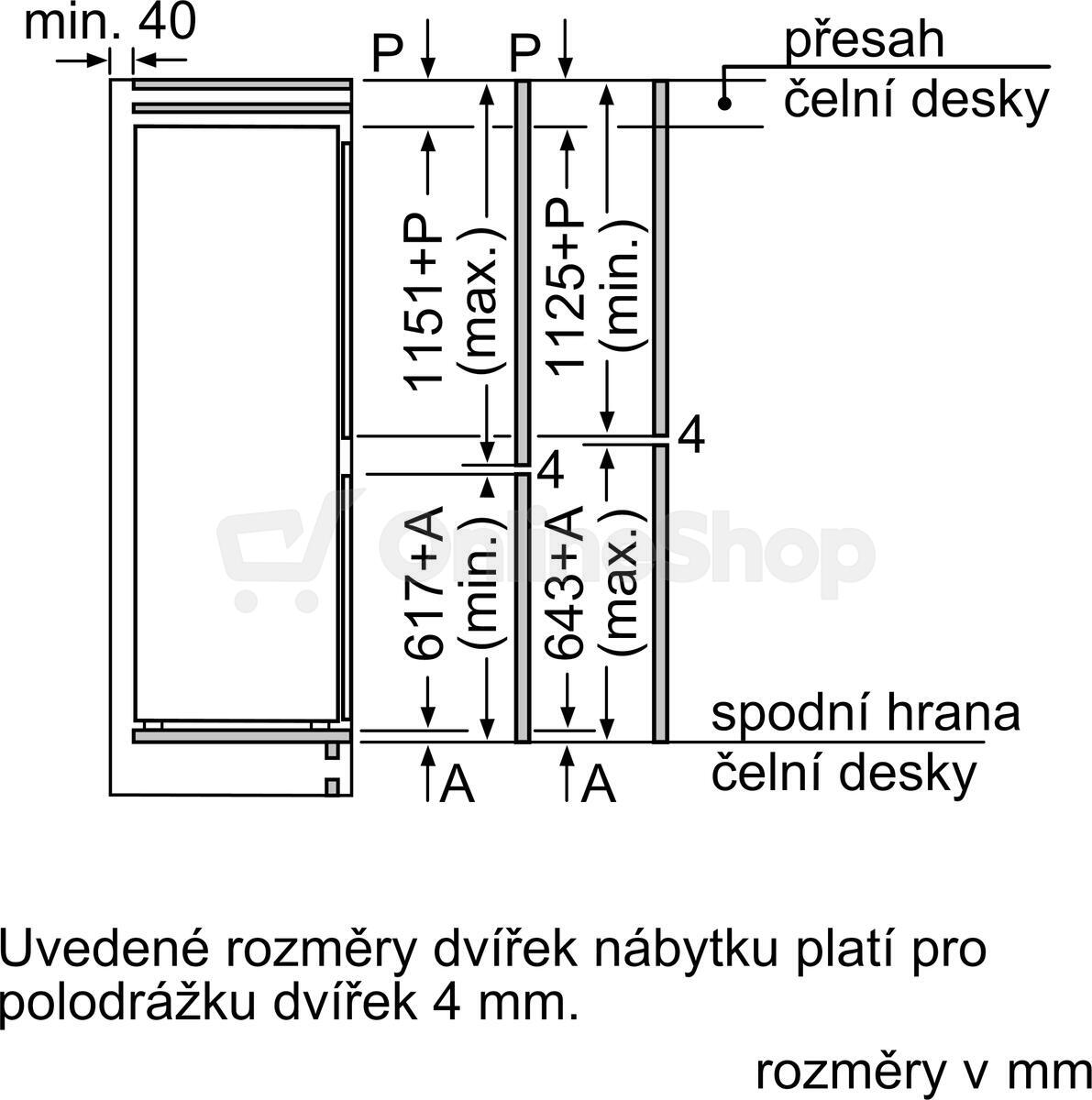 Chladnička BOSCH KIV87VFE0