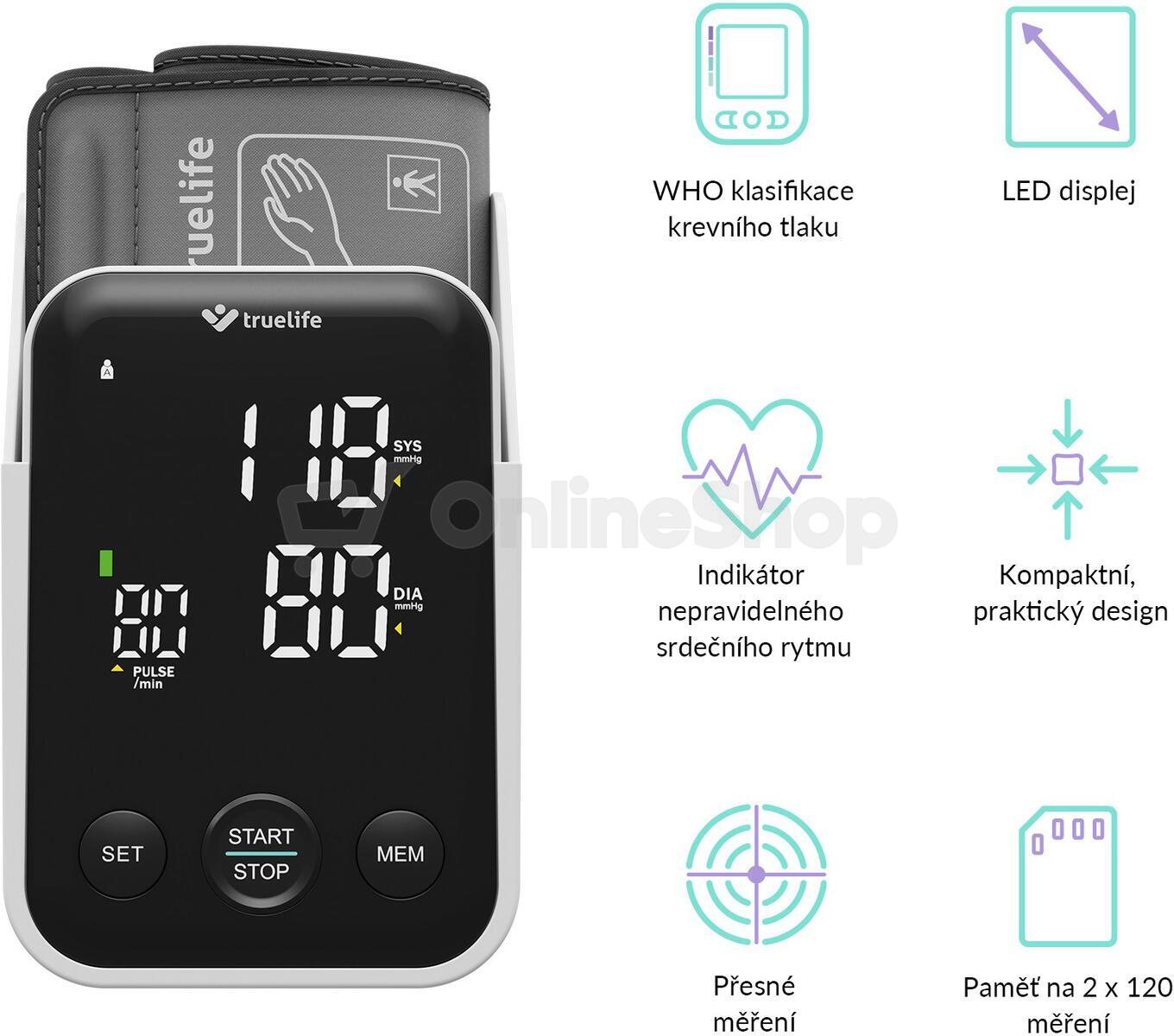 Tlakoměr TrueLife Pulse B-Vision