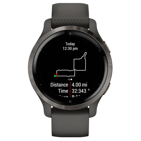 GARMIN sportovn GPS hodinky Venu2S Slate/Black Band (010-02429-10)