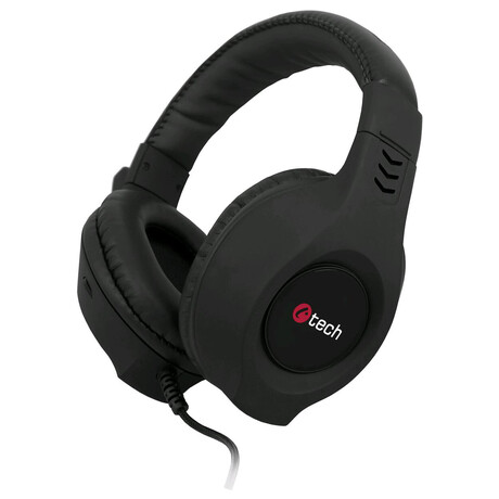 C-TECH herní sluchátka s&nbsp;mikrofonem NEMESIS V2, černá (foto 1)