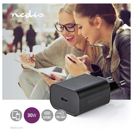 Adaptér USB NEDIS WCQC402ABK