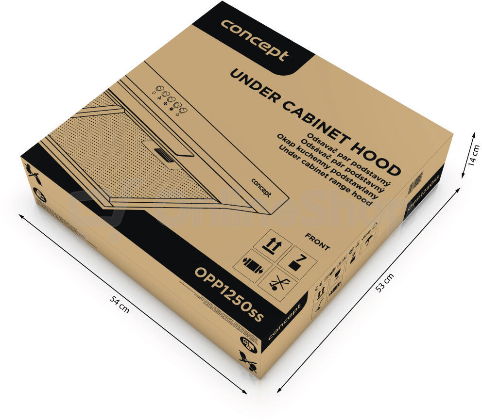 Odsavač par Concept OPP1250ss