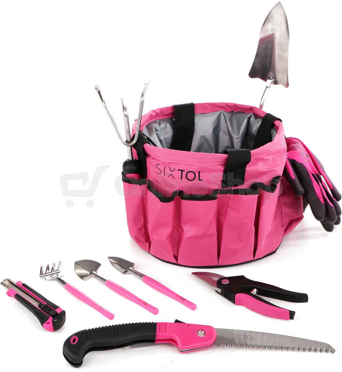 Sada zahradního nářadí GARDEN PINK 10 SIXTOL