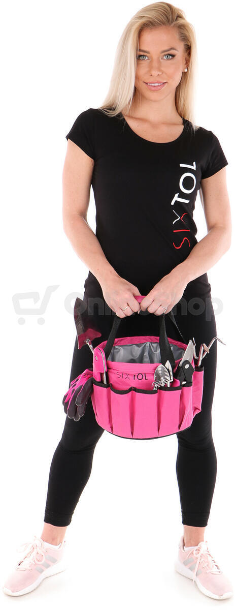 Sada zahradního nářadí GARDEN PINK 10 SIXTOL