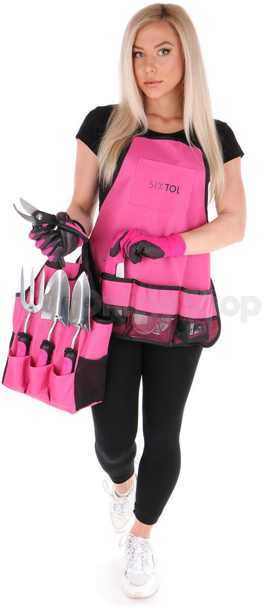 Sada zahradního nářadí GARDEN PINK 12 SIXTOL
