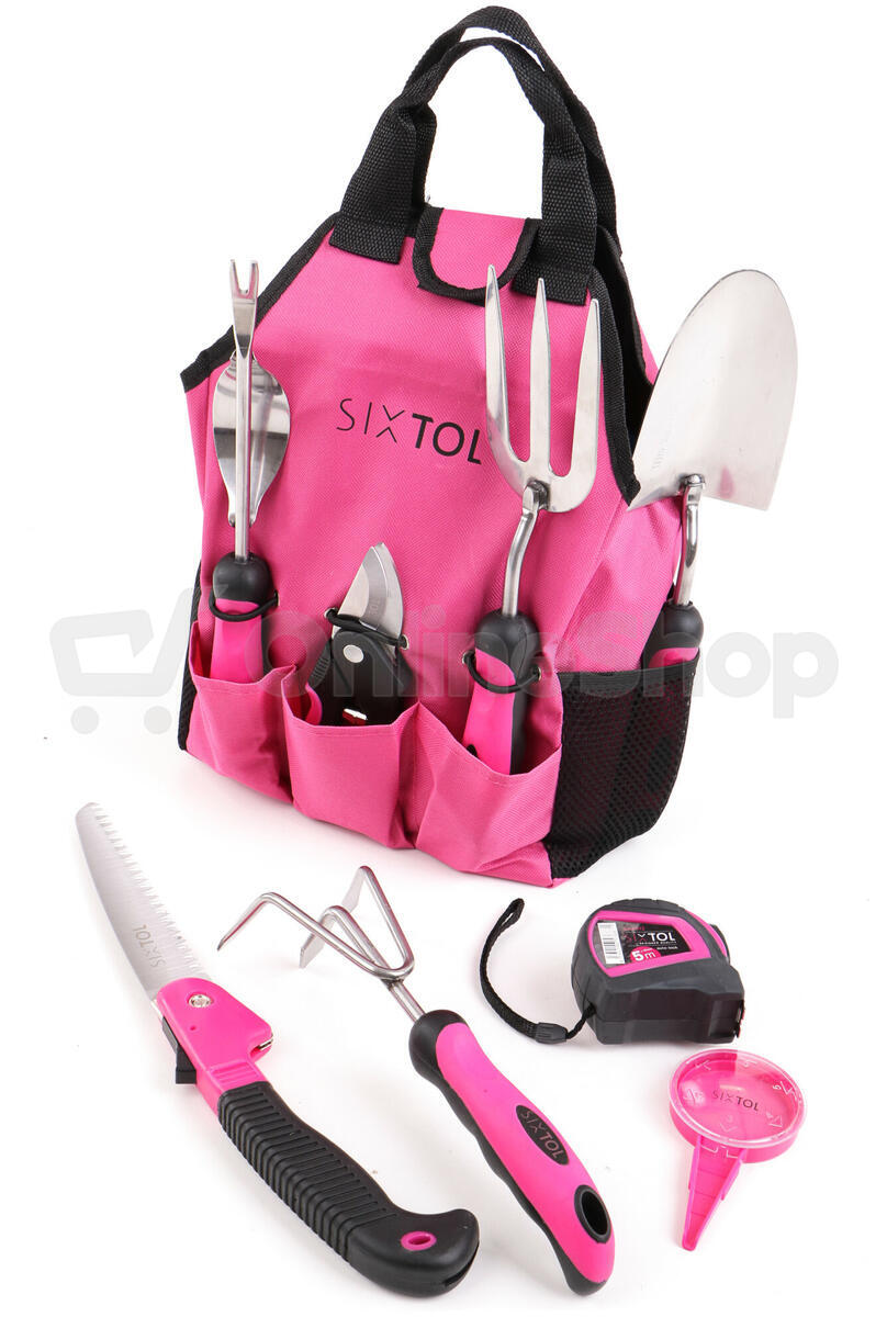 Sada zahradního nářadí GARDEN PINK 12 SIXTOL
