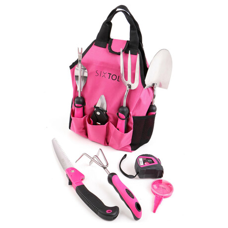 Sada zahradního nářadí GARDEN PINK 12 SIXTOL
