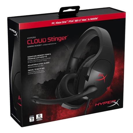 Headset HyperX Cloud Stinger - černý/červený - Kingston HyperX Cloud Stinger (foto 13)