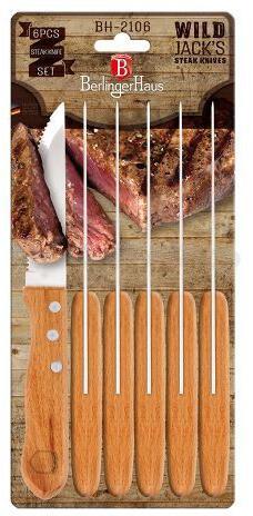 Sada steakových nožů BERLINGERHAUS BH-2106, 6 ks