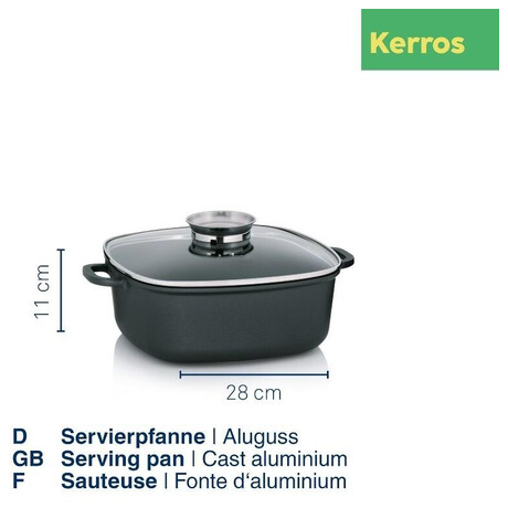 KELA Pek tvercov s aroma poklic 28 cm KERROS KL-11553