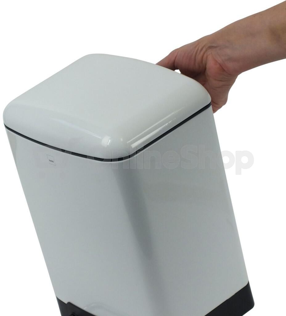Odpadkový koš KELA DAVINO KL-22996, 6 l, bílá