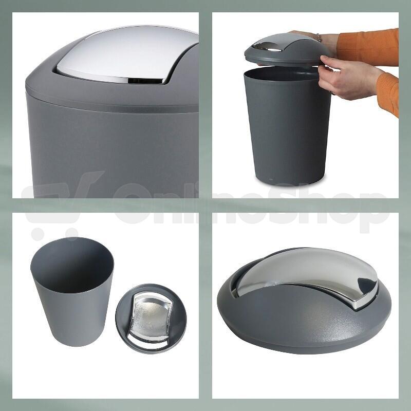 Odpadkový koš KELA MARTA KL-22300, 5l, plast, černý