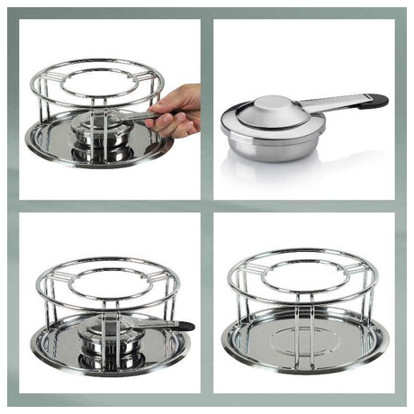 KELA Ohřívač BASIC chróm KL-60127