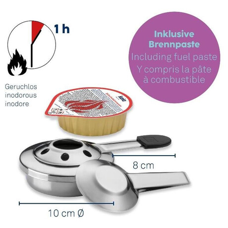 KELA Ohřívač BASIC chróm KL-60127