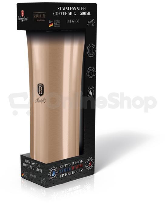 Termohrnek BERLINGERHAUS BH-6488 Rosegold Metallic Line 0,5 l