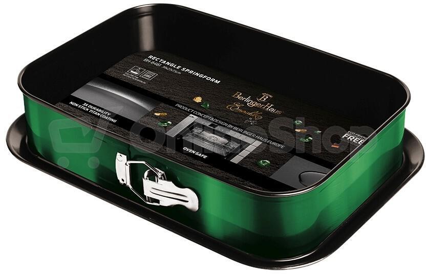 Padella BerlingerHaus Metallic Line Burgundy | 39x27x7.5cm | Acciaio Inossidabile 18/8 | Rivestimento Titanio - Foto 5