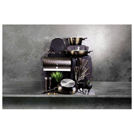 Kastrol + 2 poklice BERLINGERHAUS Primal Gloss Collection 2 poklice BH-6573, 28 cm