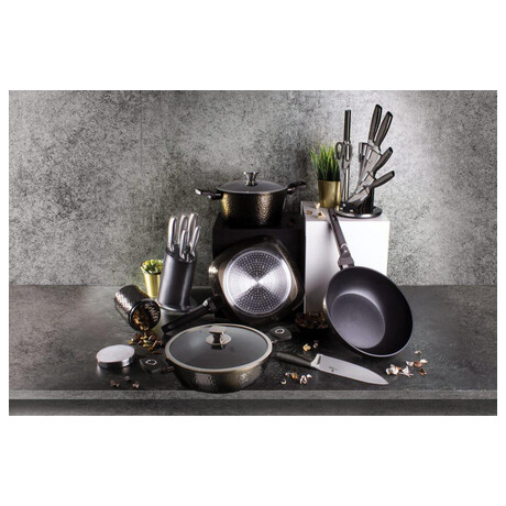 Kastrol + 2 poklice BERLINGERHAUS Primal Gloss Collection 2 poklice BH-6573, 28 cm