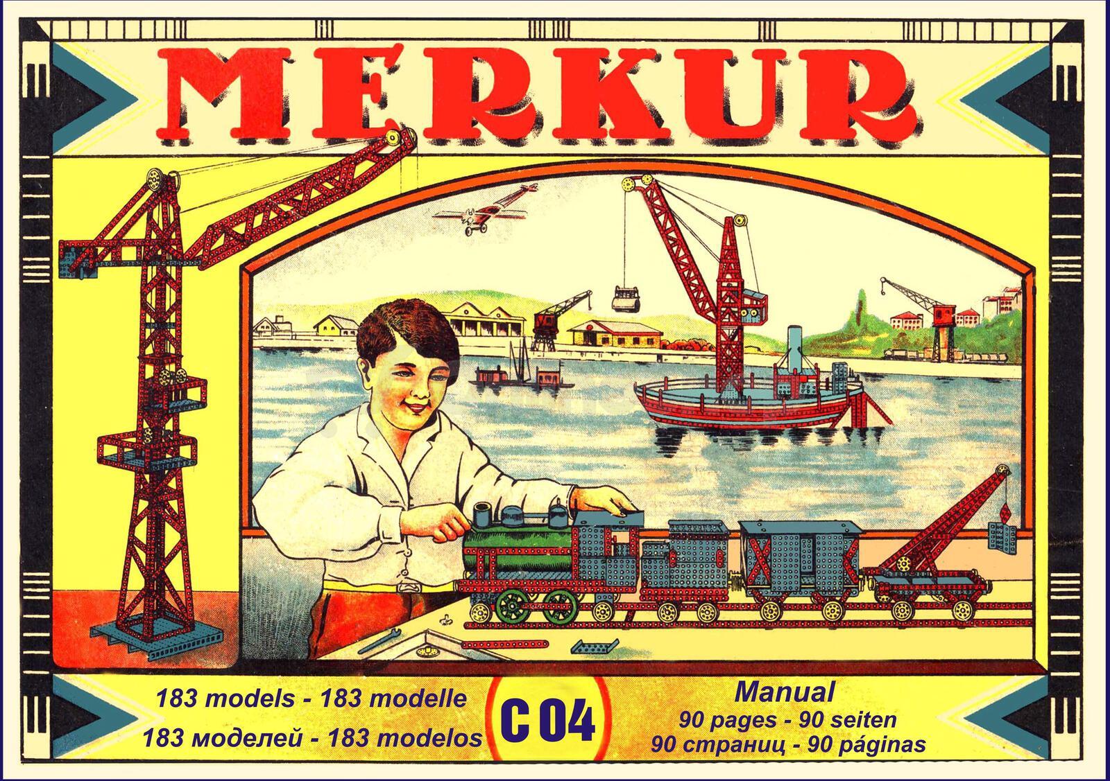 Stavebnice Merkur Toys Classic C04, 183 modelů