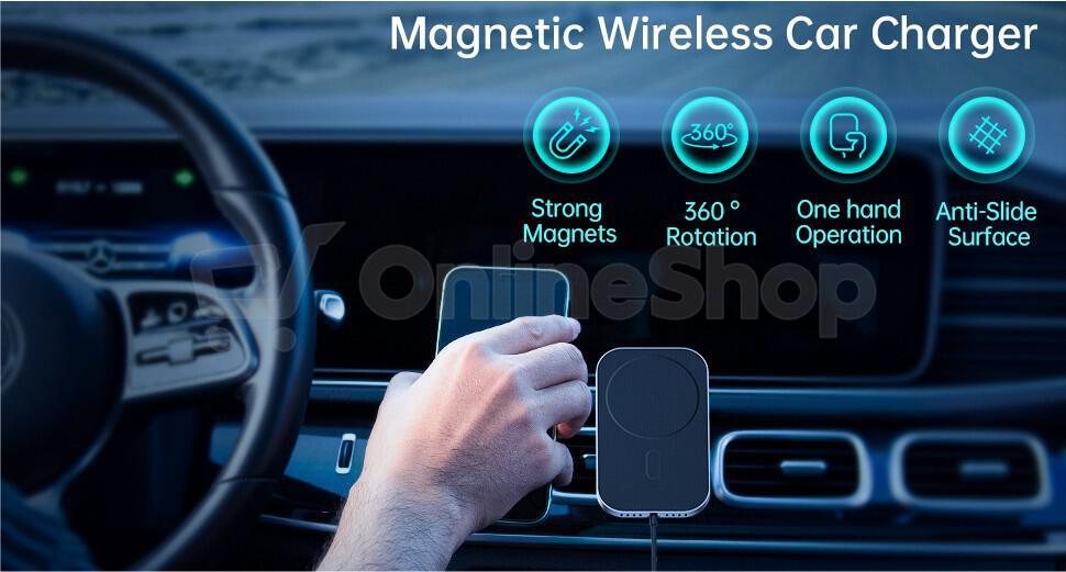 Magnetický držák do ventilace auta Swissten 65010609 15 W