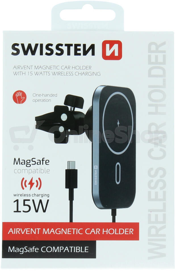 Magnetický držák do ventilace auta Swissten 65010609 15 W