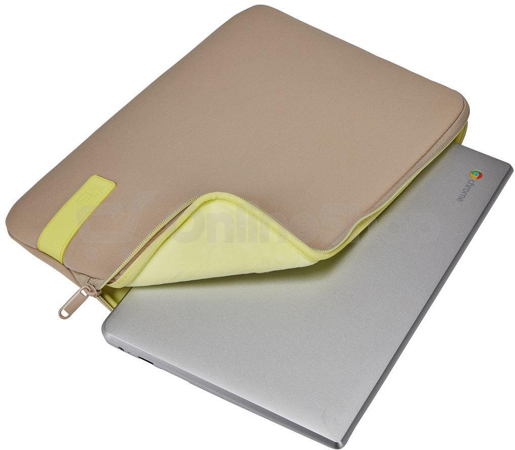 Case Logic Reflect pouzdro na notebook 13" REFPC113 - Plaza Taupe/Sunny Lime