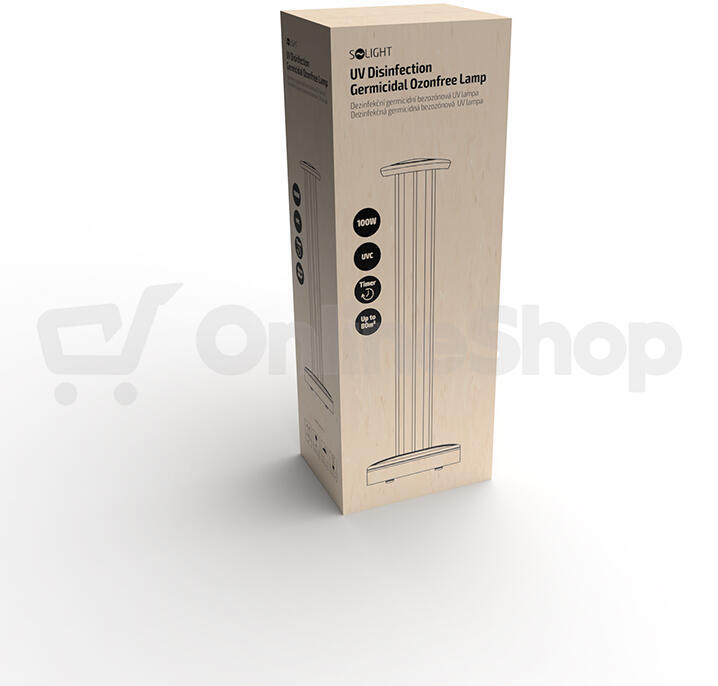 Solight dezinfekční bezozónová UV lampa 100W