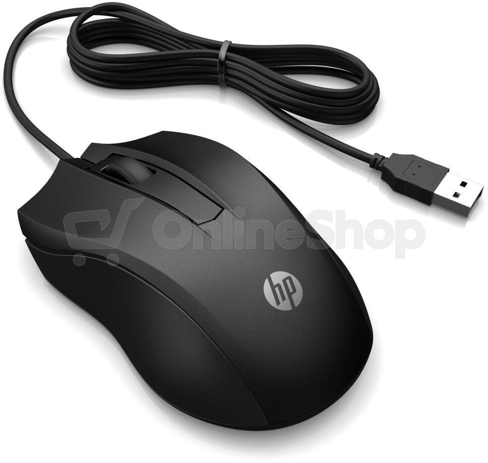 HP myš 100 USB černá (6VY96AA#ABB)
