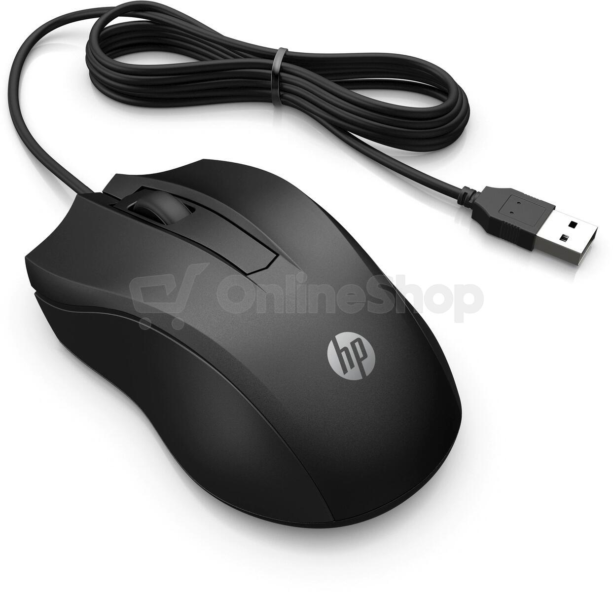 HP myš 100 USB černá (6VY96AA#ABB)