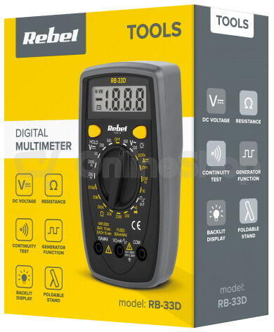 Digitální multimetr Rebel RB-33D