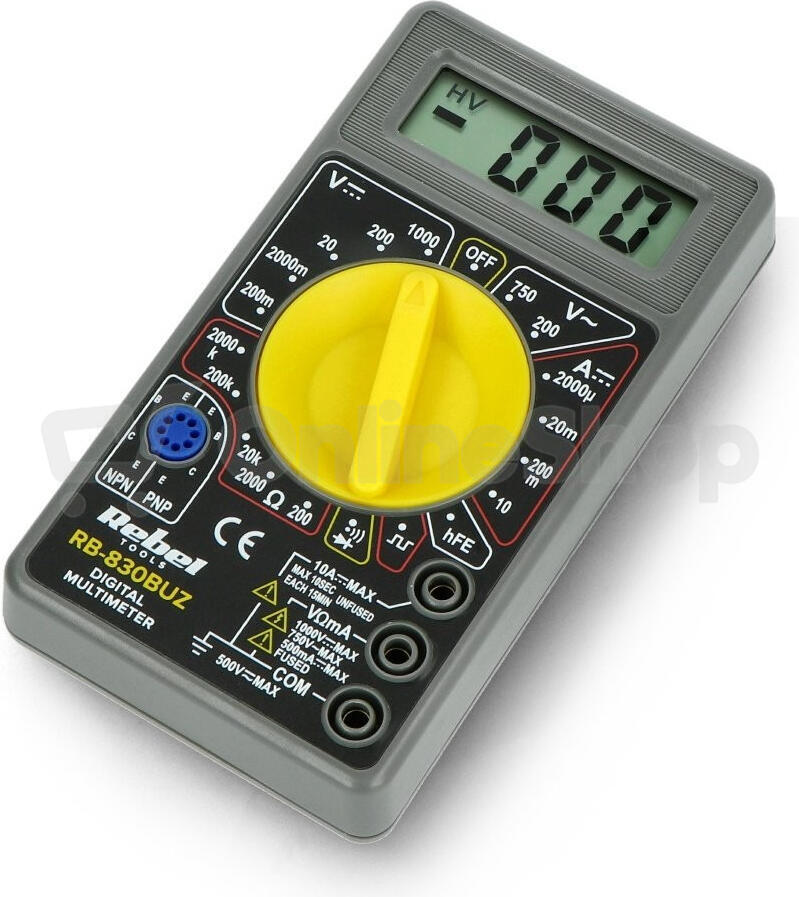 Digitální multimetr REBEL RB-830BUZ