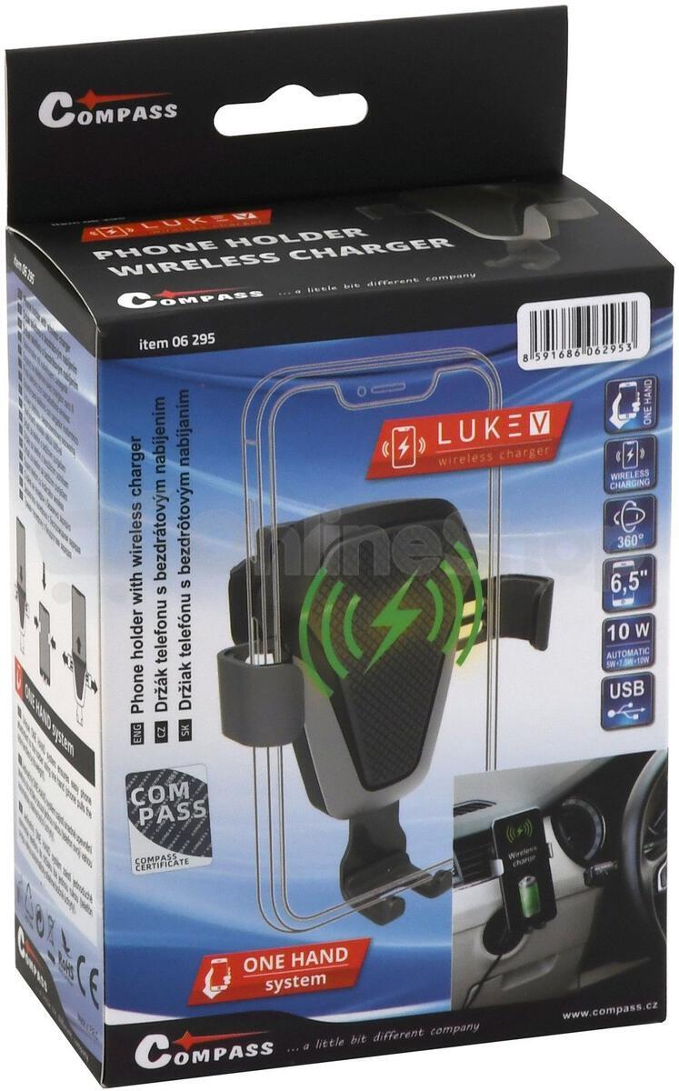 Držák do auta LUKE-V COMPASS 06295 do větrací mřížky